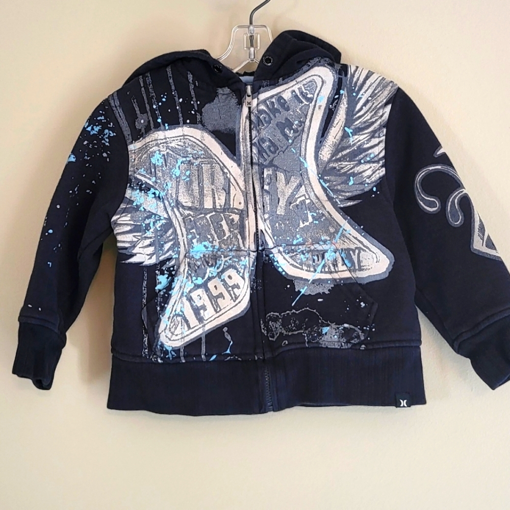 Hurley zip up hoodie